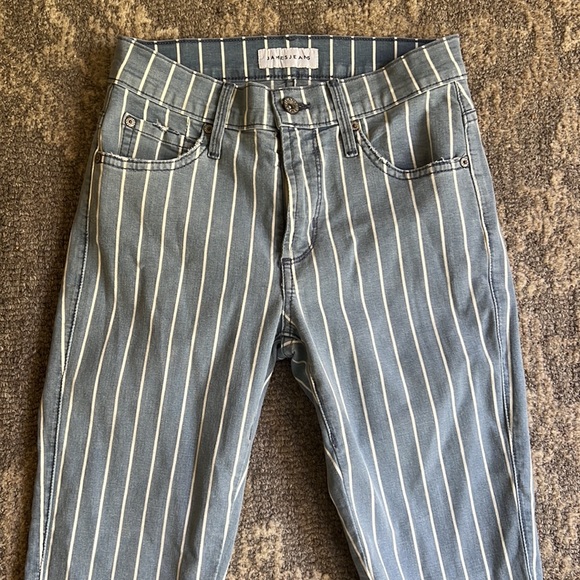 James Jeans Twiggy Ankle Jeans in Bengal Stripes - Picture 5 of 11